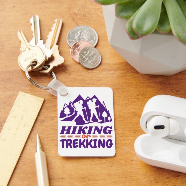 Hiking or Trekking Keychain (Desk)