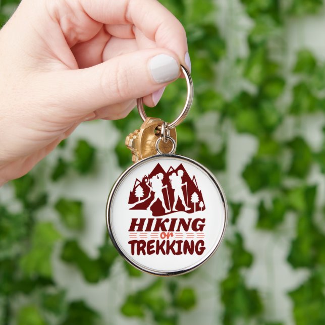 Hiking or Trekking Keychain (Hand)