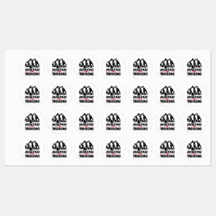 Hiking or Trekking Labels