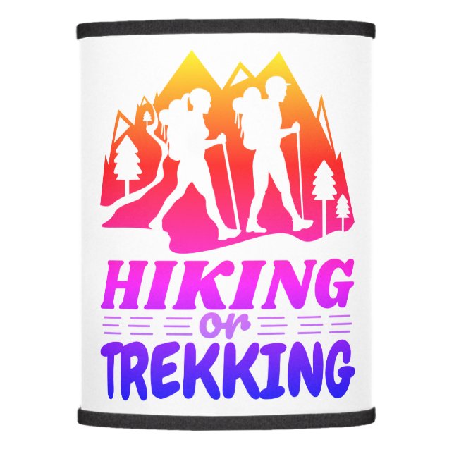 Hiking or Trekking Lamp Shade (Front)