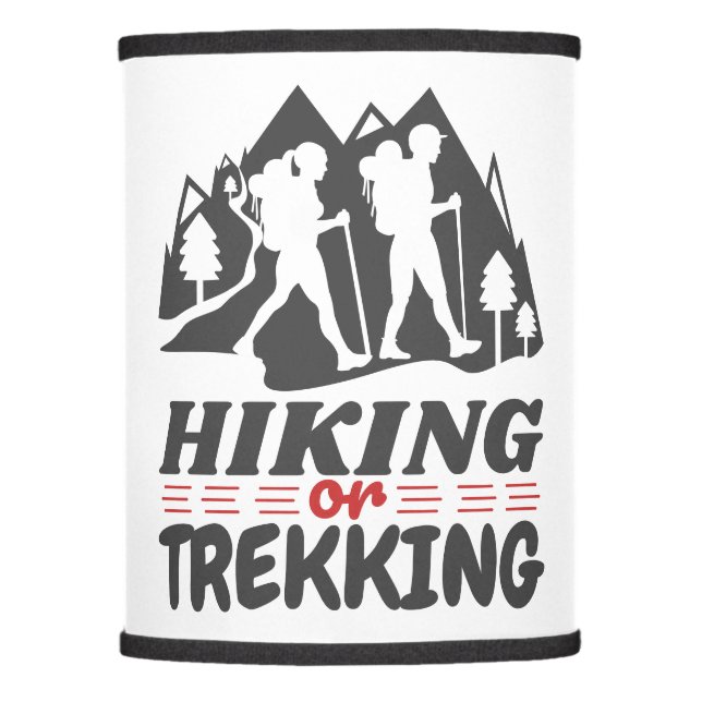 Hiking or Trekking Lamp Shade (Front)
