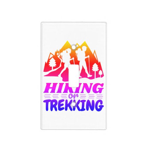 Hiking or Trekking Light Switch Cover