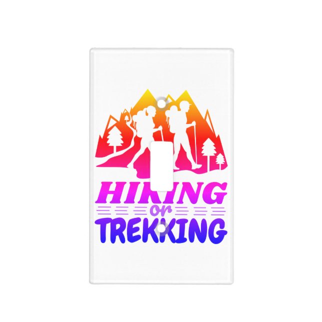 Hiking or Trekking Light Switch Cover (Front)