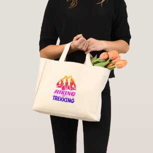 Hiking or Trekking Mini Tote Bag