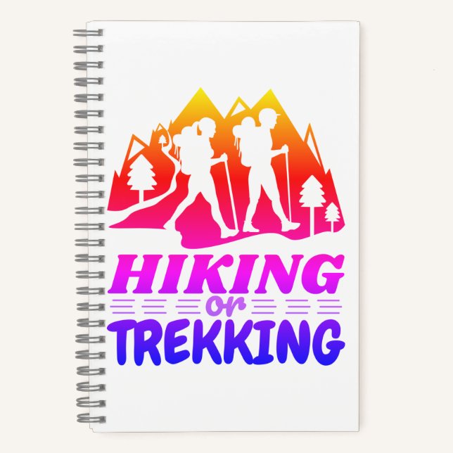 Hiking or Trekking Notebook (Front)