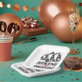 Hiking or Trekking Paper Plates