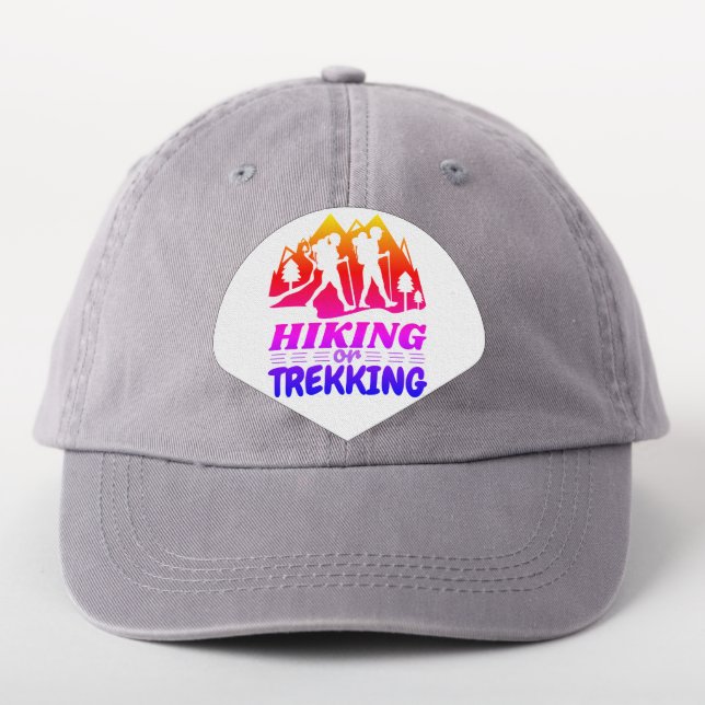 Hiking or Trekking Patch (On Headwear)