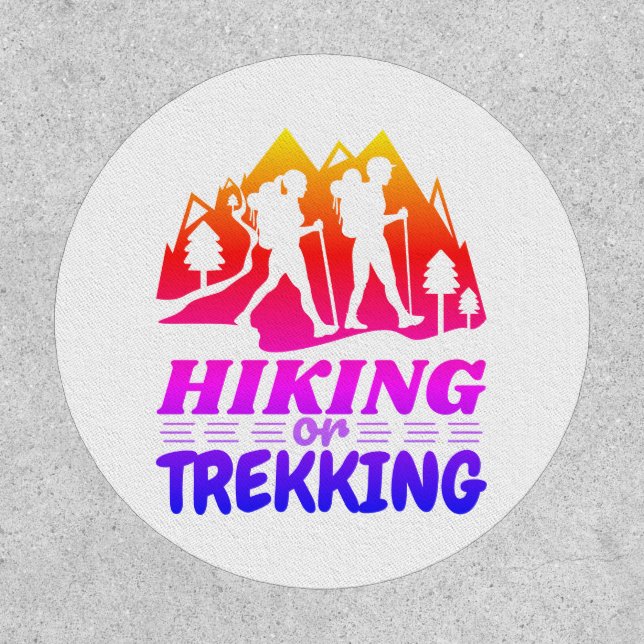 Hiking or Trekking Patch (Front)