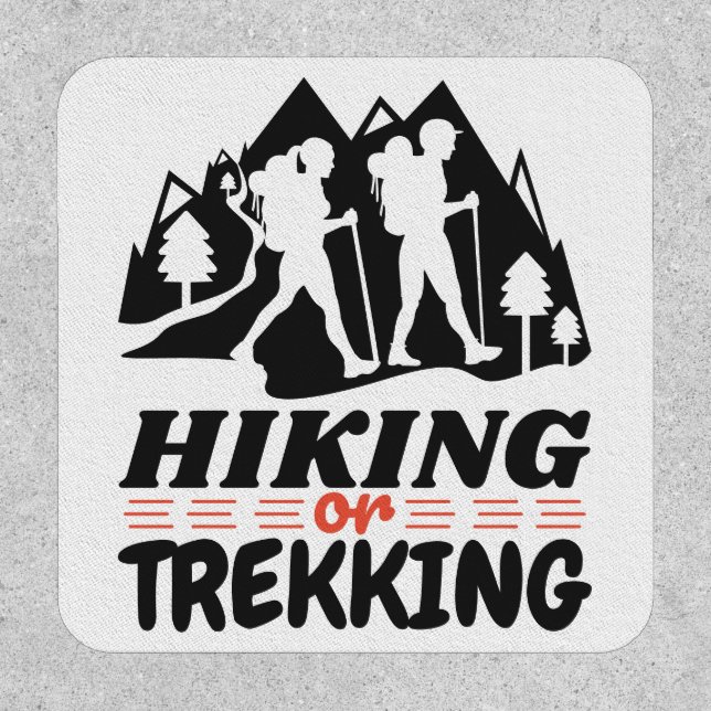 Hiking or Trekking Patch (Front)