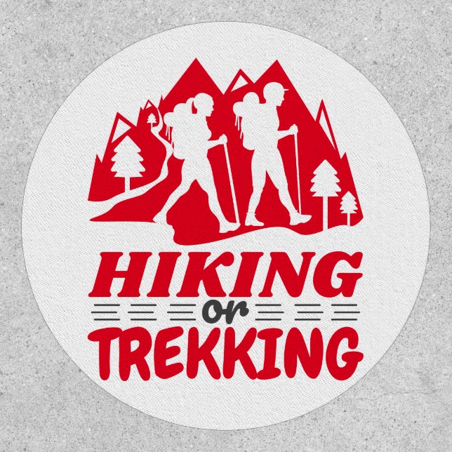Hiking or Trekking Patch (Front)