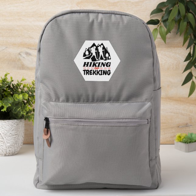 Hiking or Trekking Patch (On Backpack)