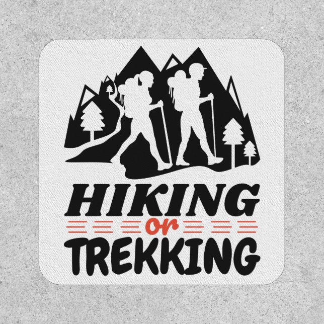 Hiking or Trekking Patch (Front)