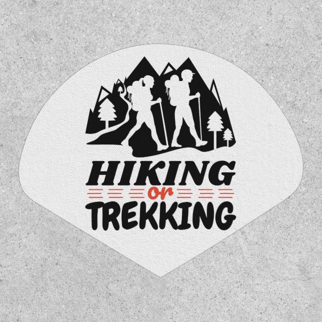 Hiking or Trekking Patch (Front)