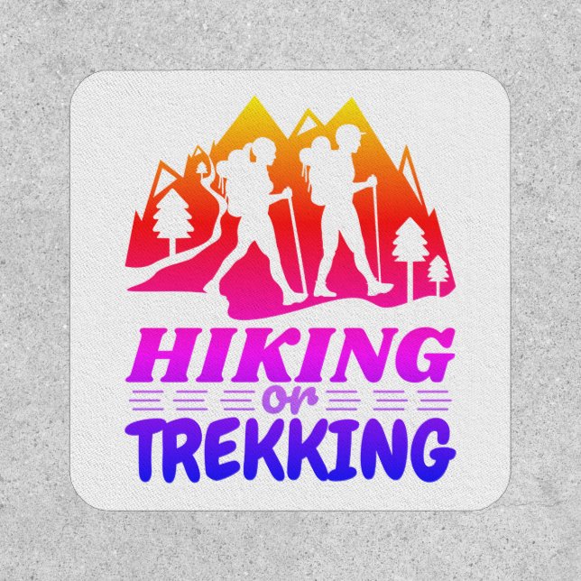 Hiking or Trekking Patch (Front)