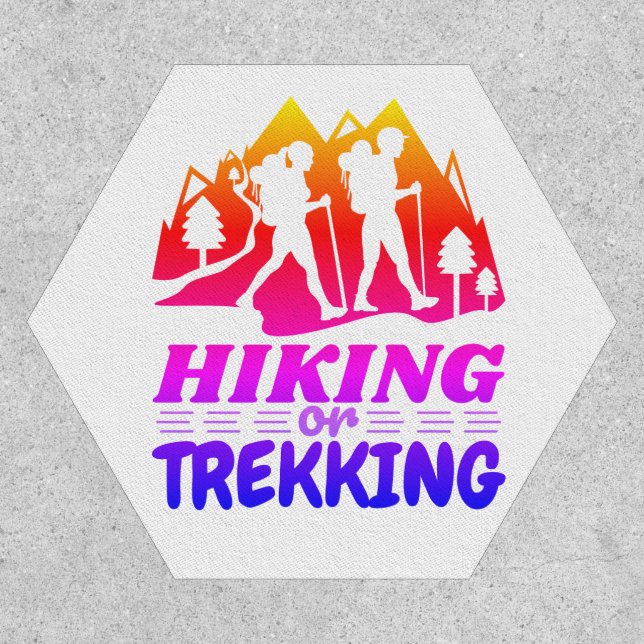 Hiking or Trekking Patch (Front)
