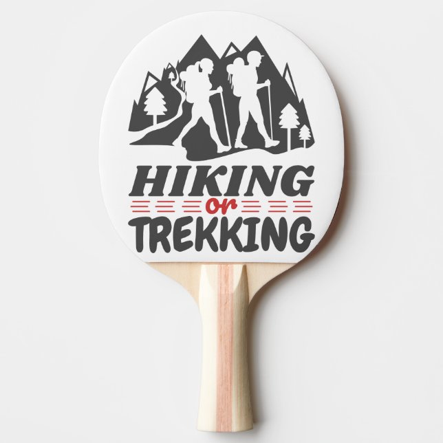 Hiking or Trekking Ping Pong Paddle (Front)