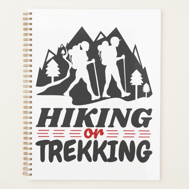Hiking or Trekking Planner (Front)