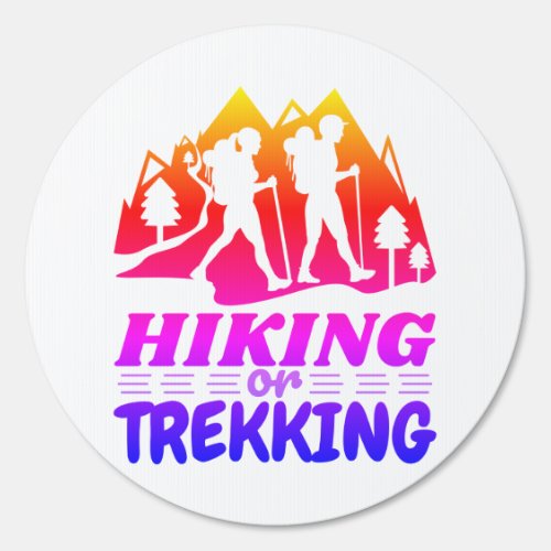 Hiking or Trekking Sign