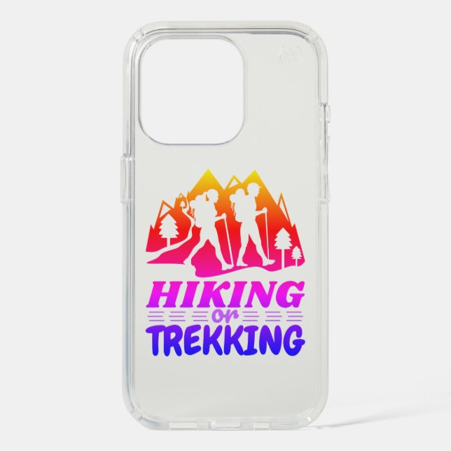 Hiking or Trekking Speck iPhone Case (Front)