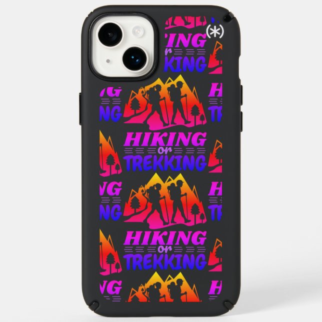 Hiking or Trekking Speck iPhone Case (Front)