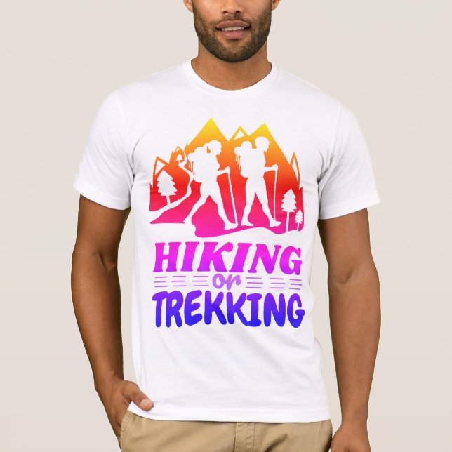 Hiking or Trekking T-Shirt (Front)
