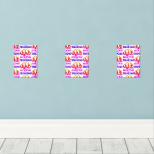 Hiking or Trekking Wall Art Sets