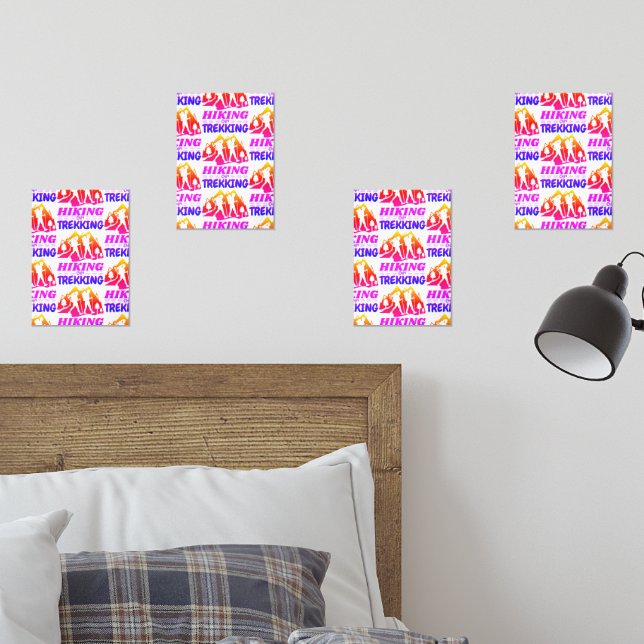 Hiking or Trekking Wall Art Sets (Bedroom)