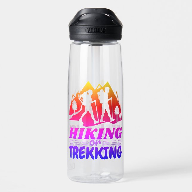 Hiking or Trekking Water Bottle (Back)