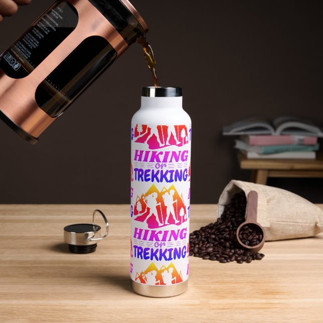 Hiking or Trekking Water Bottle (Coffee)