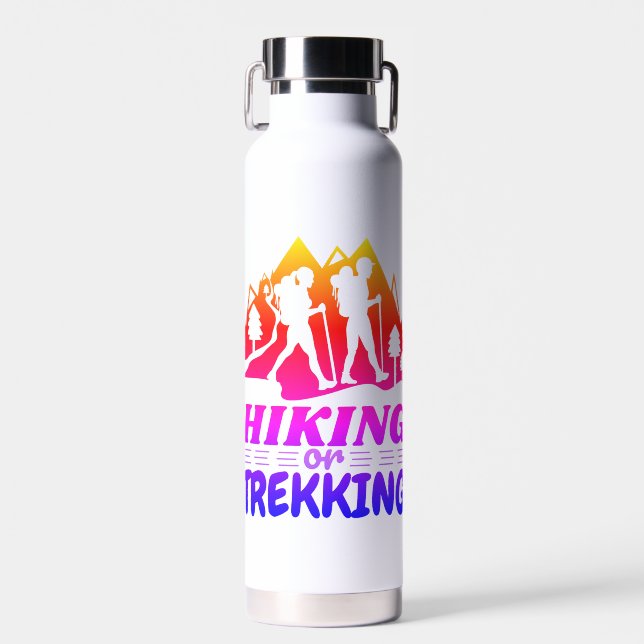 Hiking or Trekking Water Bottle (Front)
