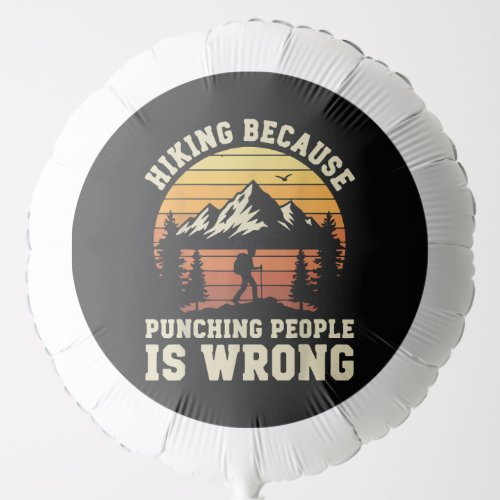 Hiking Outdoor Funny Hiker Balloon
