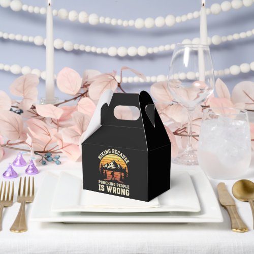 Hiking Outdoor Funny Hiker Favor Boxes