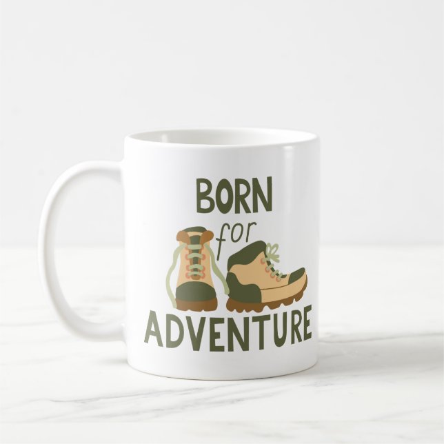 Hiking Outdoors Adventure Coffee Mug (Left)
