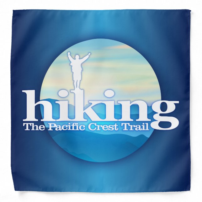 Hiking (Pacific Crest Trail) Bandana (Front)