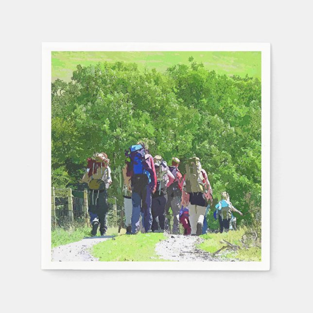 HIKING PAPER NAPKINS (Front)