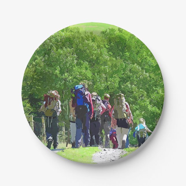HIKING PAPER PLATES (Front)