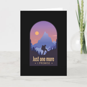 Hiking quote card