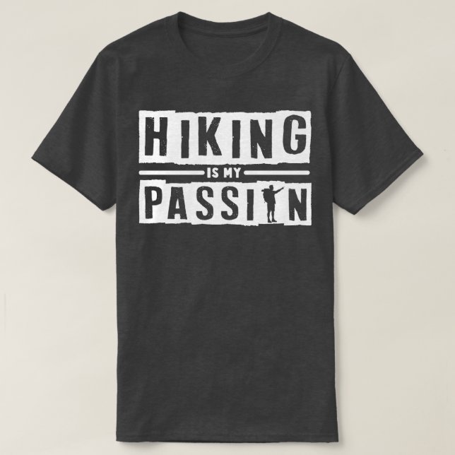 Hiking Rock Climbing 2 T-Shirt (Design Front)