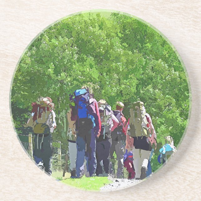 HIKING SANDSTONE COASTER (Front)