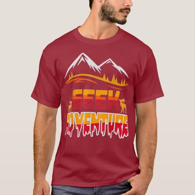 Hiking - Seek Adventure T-Shirt (Front)