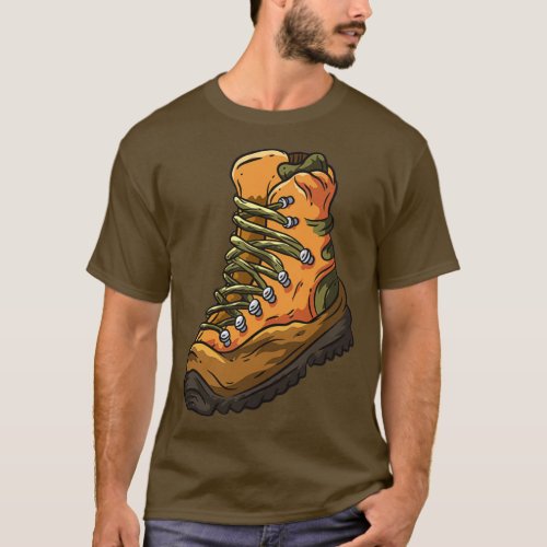 Hiking Shoe Hiking T_Shirt