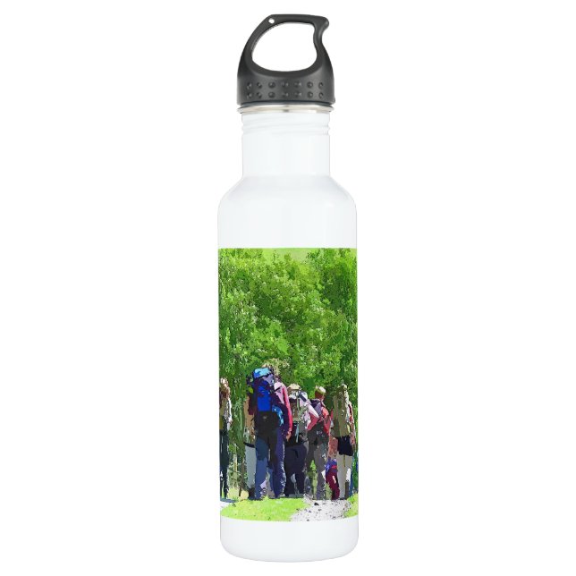HIKING STAINLESS STEEL WATER BOTTLE (Front)