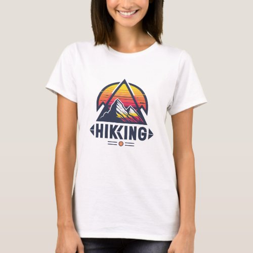 Hiking style T_shirt for outdoor sports