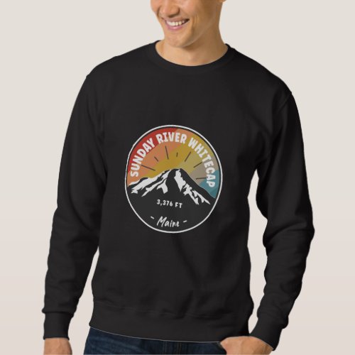 Hiking Sunday River Whitecap Maine Sweatshirt