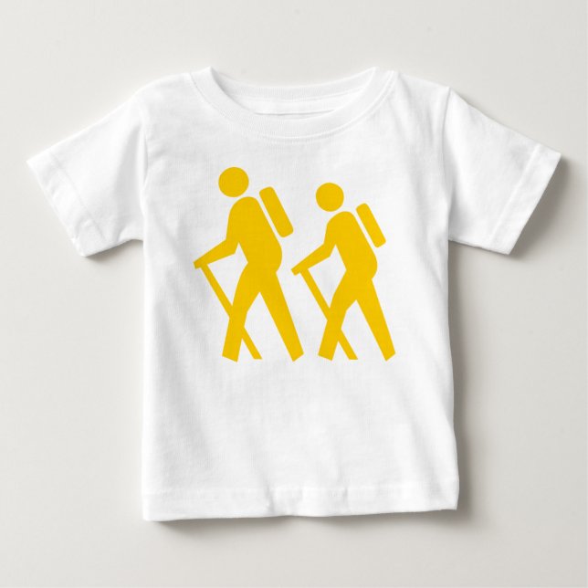 Hiking Symbol Hiking Symbol Baby T-Shirt (Front)