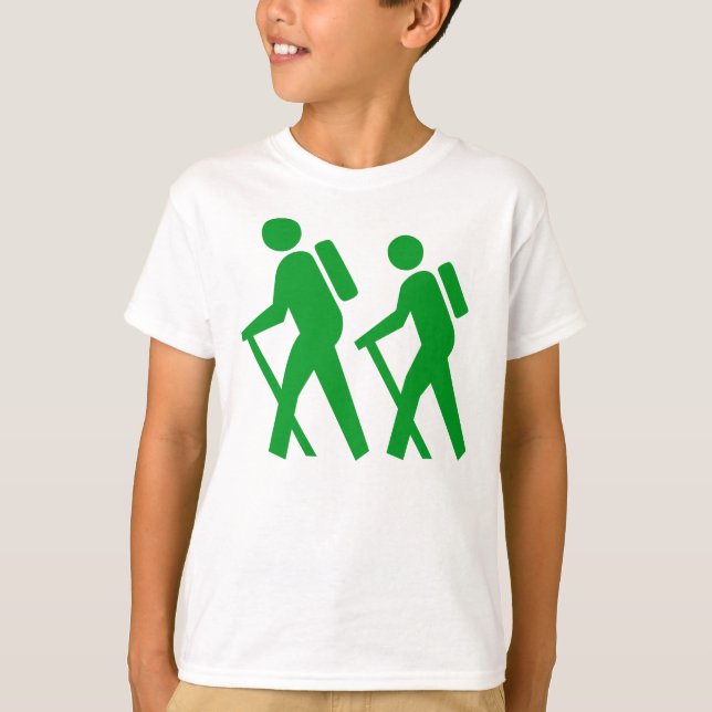 Hiking Symbol Hiking Symbol T-Shirt (Front)