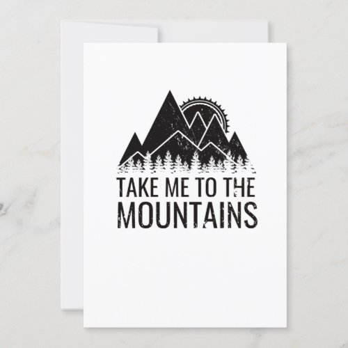 Hiking _ Take Me To The Mountains Invitation