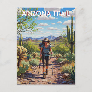 Hiking the Arizona Trail Postcard