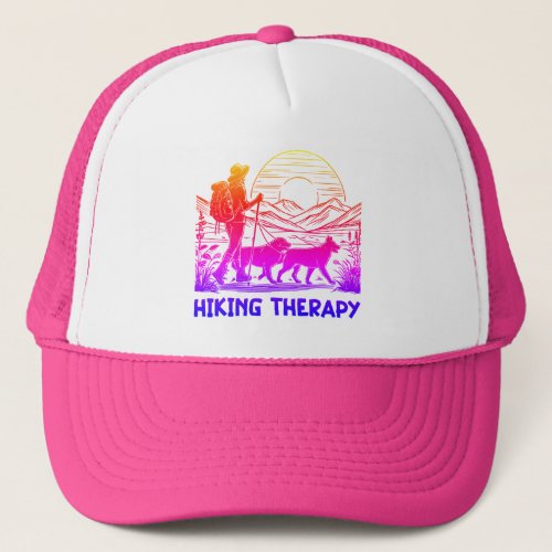 Hiking Therapy Trucker Hat