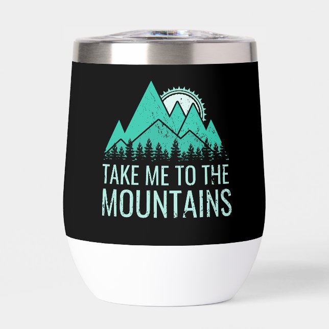 Hiking Thermal Wine Tumbler (Front)